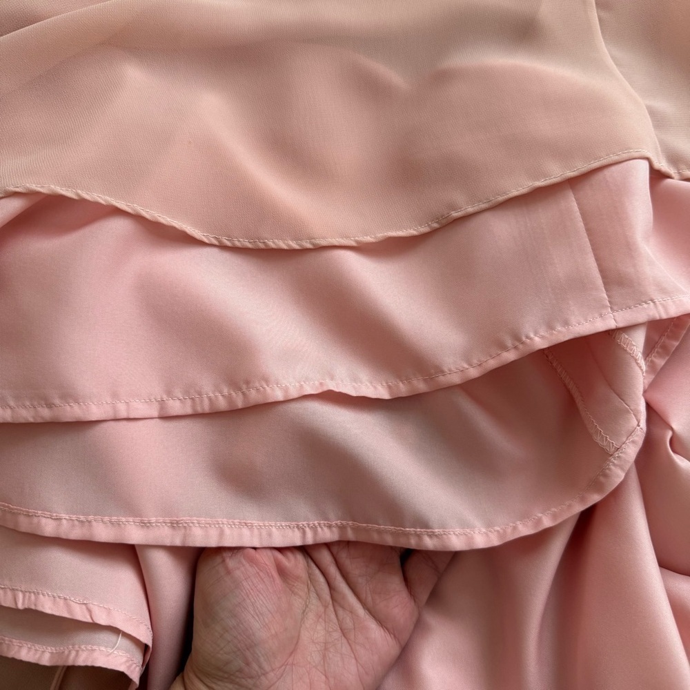 Christina Wu Rose Chiffon Formal Dress Size 12 | Bridesmaid Wedding Guest - Picture 12 of 15